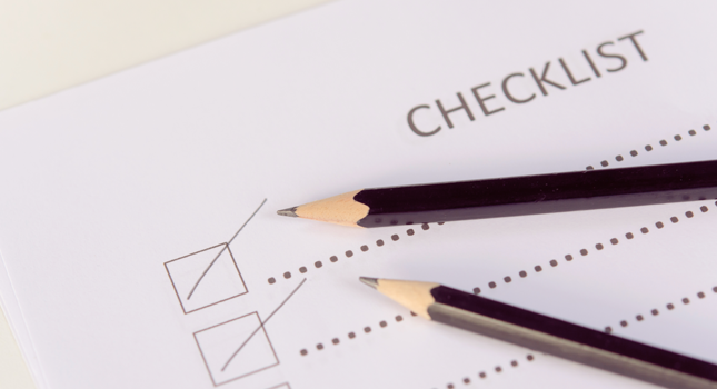 Merger checklist