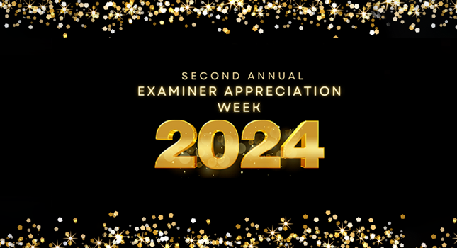 Examiner Appreciation Week