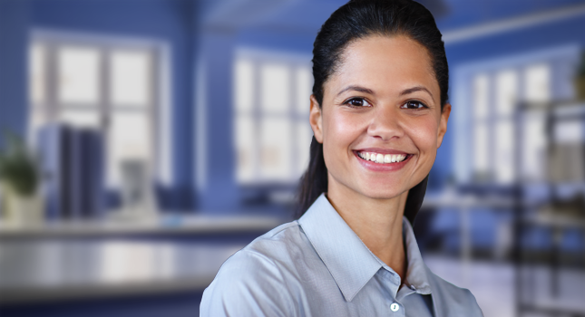 Woman in an Office